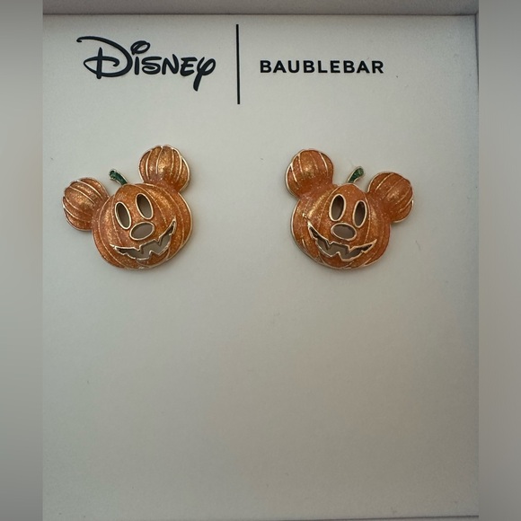 BaubleBar Disney Mickey Pumpkin Earrings - Picture 6 of 6